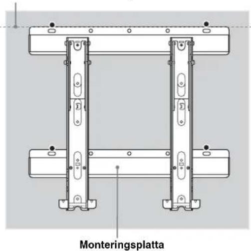 SONY SUWL500 - Sakra basfastet mot vöggen med minst fyra 8 mm-skruvar eller motsvarande (medfoljer ej). - 2
