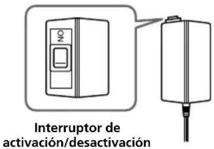 SONY MDRRF5000 - Si el adaptador de alimentación de ca viene equipado con un interruptor de activación/desactivación, ajústelo en ON. - 1