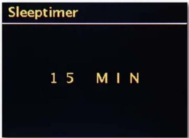 Imperial DABMAN i300 CD - Sleep timer / snooze - 1