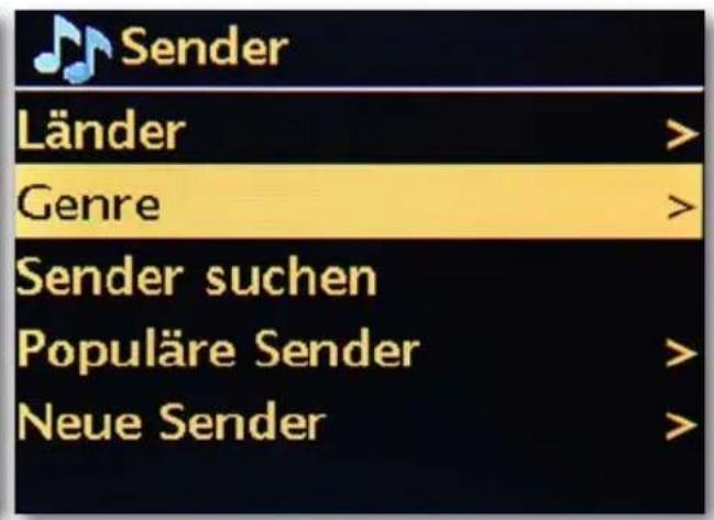 Imperial DABMAN i300 CD - Internet radio station selection - 3