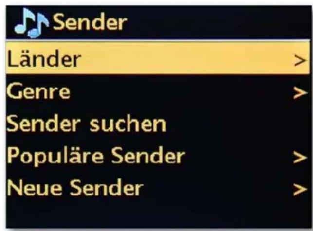 Imperial DABMAN i300 CD - Internet radio station selection - 2