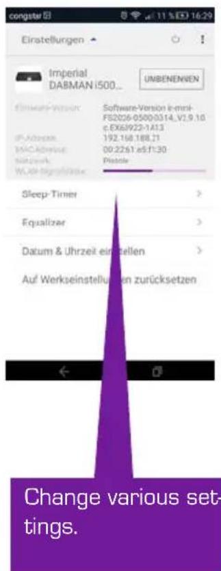 Imperial DABMAN i300 CD - USING THE APP UNDOK - 2
