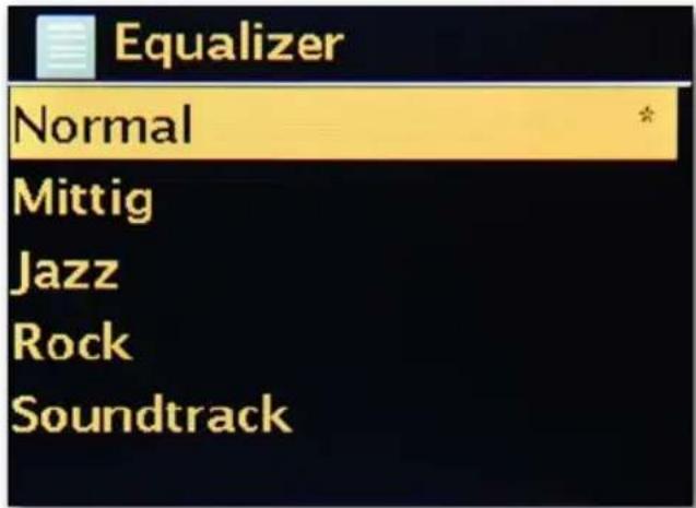 Imperial DABMAN i300 CD - Equalizer - 1