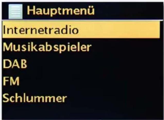 Imperial DABMAN i300 CD - List view - 1