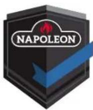 Napoleon Charcoal Pro Cart - años de garantía limitada de Napoleon President - 1