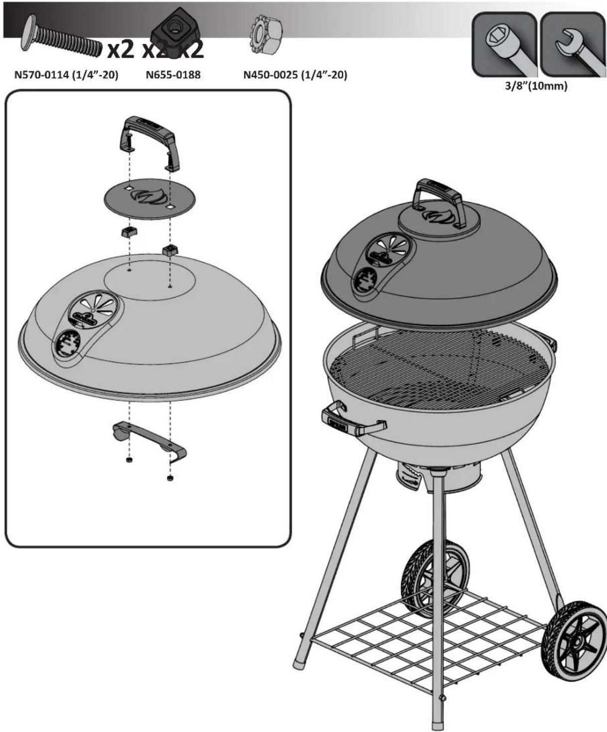 Napoleon Charcoal Kettle 57 - Getting Started - 16