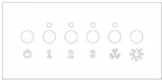 SMEG KD70WHE - BOITIER DE COMMANDE ÉLECTRONIQUE SOFT TOUCH : - 4