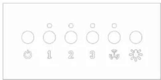 SMEG KD70WHE - SOFT TOUCH ELECTRONIC PUSHBUTTON BOARD: - 3