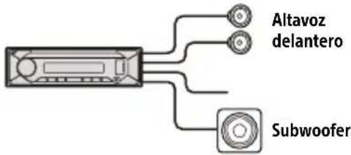 Altavoz delantero Subwoofer