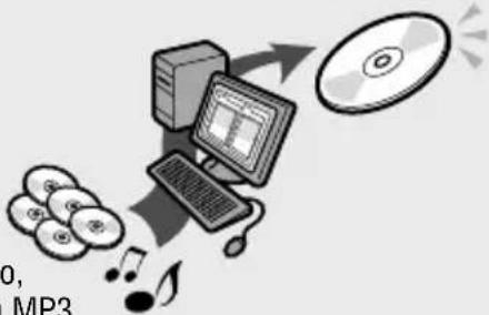 SONY DNE730 - Criar um CD ATRAC. - 1