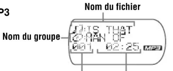 SONY DNE715 - Pendant la lecture d'un fichier MP3 - 1