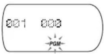 SONY DNE715 - I stoppläge trycker du på DISPLAY. När indikatorerna visas trycker du flera gänger på PLAY MODE tills "PGM" visas. - 1
