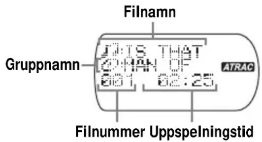 SONY DNE715 - När du spelar upp ATRAC3plus/ ATRAC3-filer - 1