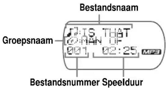 SONY DNE715 - Tijdens het afspelen van een MP3-bestand - 1