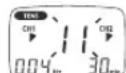 SANITAS SFT 09 - Decurso dos programas EMS/TENS 11 a 20 (programas individuais) - 2