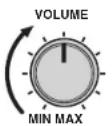 YAMAHA YHT4950U - Encienda el altavoz de subgraves y ajuste su volumen a la mitad. - 1
