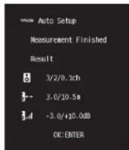 YAMAHA YHT4950U - Appuyez sur ENTER. - 1