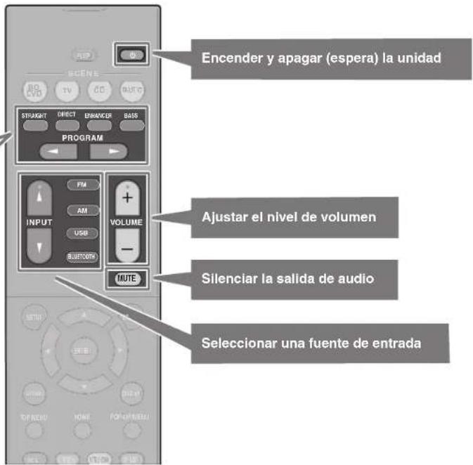 YAMAHA YHT4950U - Funciones de reproducción básicas - 1