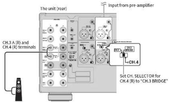 YAMAHA MXA5200 - Making a Bridge Connection Between the Front Speakers - 1