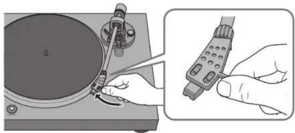 YAMAHA TTS303 - Réglage de la pression du diamant - 4