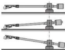YAMAHA TTS303 - Tum the counter weight so that the tone arm is horizontal. - 2