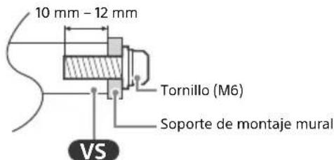 SONY Bravia XBR55X950H - Preparación para la instalación del montaje mural - 1