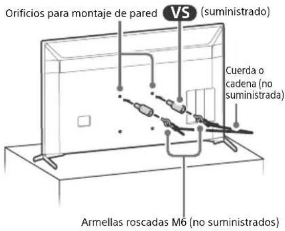 SONY Bravia XBR55X950H - Medidas recomendadas para la instalacion del TV - 4