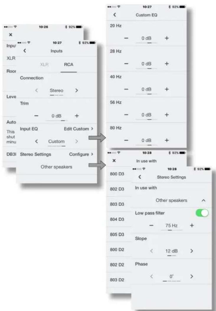 BOWERS & WILKINS FP38547 - Input Set up - 1