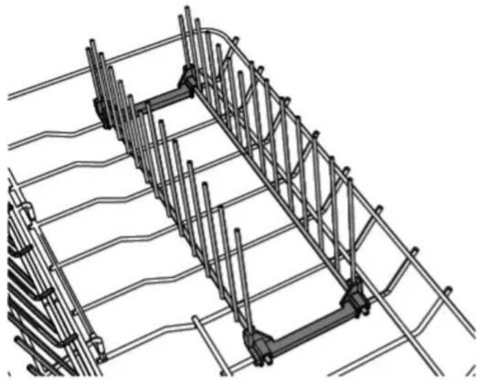 Fisher & Paykel DD24DI9_N - Clip de fixation pour couteau (certains modèles uniquement) - 2