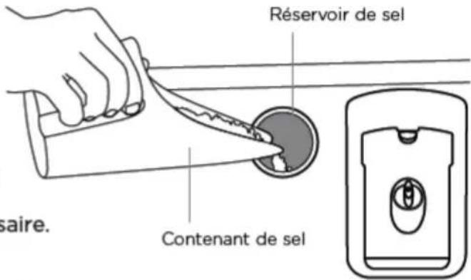 Fisher & Paykel DD24STI9_N - Comment remplir le réservoir de sel - 1
