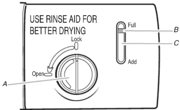Roper RUD8000SQ0 - Filling the dispenser - 1