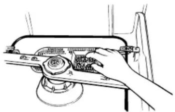 Roper RUD5000KQ0 - Pour nettoyer l'écran de filtre - 1