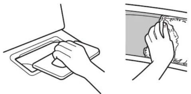 Roper RED4516FW - Clean the lint screen - 1