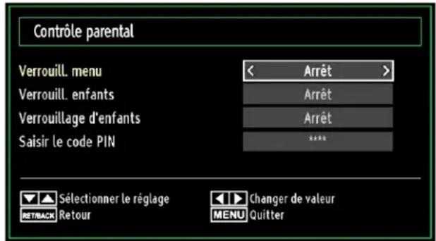 SABA L32PV412 - Contrôle parental - 2