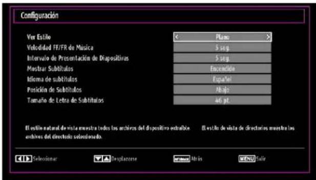 SABA L32PV412 - Configuración del Explorador Multimedia - 1