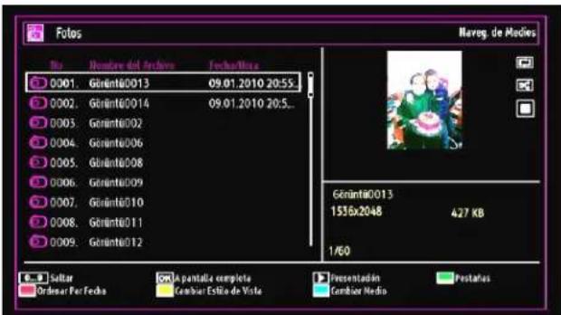 SABA L32PV412 - Ver Fotos desde la unidad USB - 1