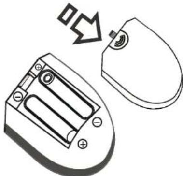 SABA L32PV412 - Inserting Batteries - 1