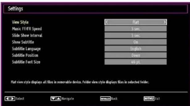 SABA L32PV412 - Media Browser Settings - 1