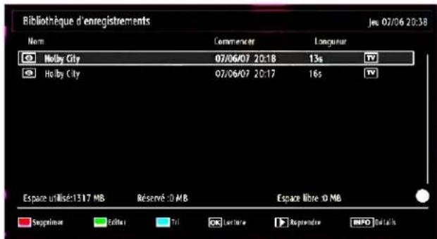 SABA L32PV412 - Regarder les programmes enregistrés - 1