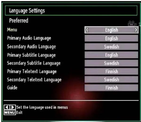 SABA L32PV412 - Language Settings - 1