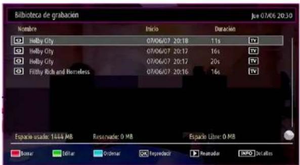 SABA L32PV412 - Ver los Programas Grabados - 1
