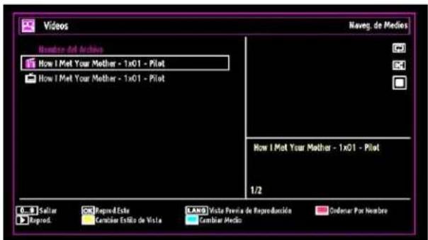 SABA L32PV412 - Ver Videos desde la unidad USB - 1