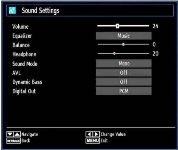 SABA L32PV412 - Configuring Sound Settings - 1