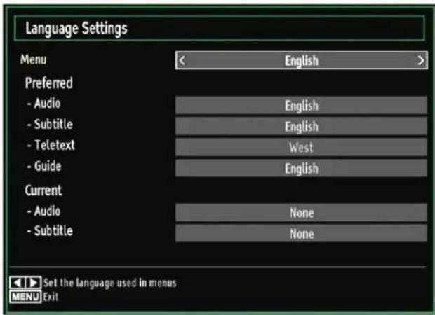 SABA L32PV412 - Configuring Language Preferences - 1