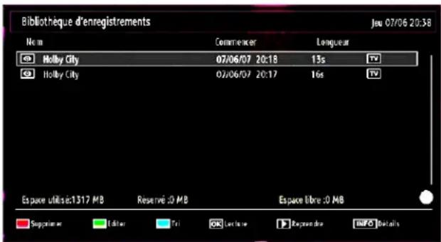 SABA L32PV412 - Bibliothèque des enregistrements - 1