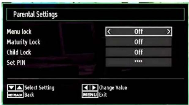 SABA L32PV412 - Parental Control - 2