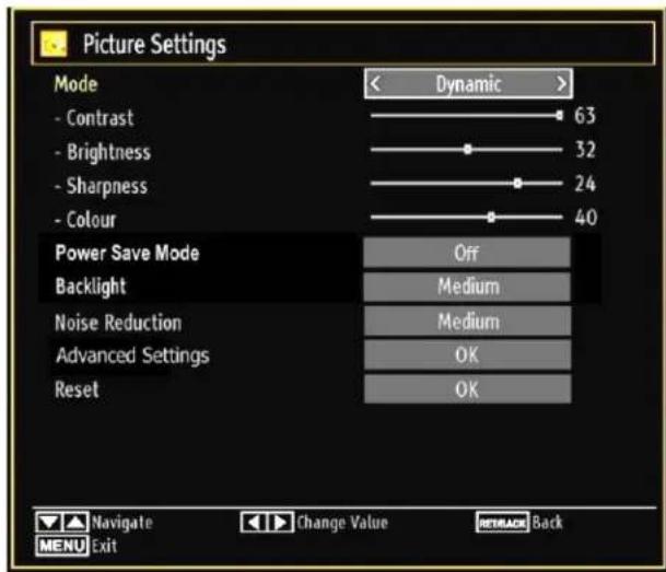SABA L32PV412 - Configuring Picture Settings - 1