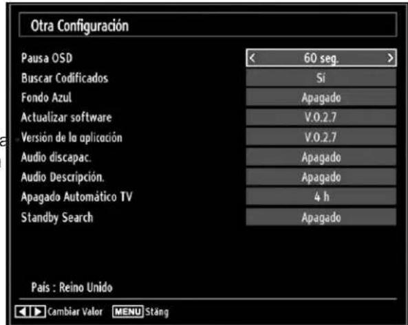 SABA L32PV412 - Configuración de Otras Opciones - 1
