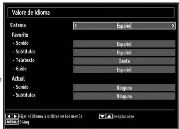 SABA L32PV412 - Configuración de Preferencias de Idioma - 1