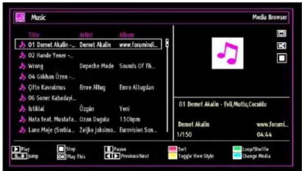 SABA L32PV412 - Playing Music via USB - 1